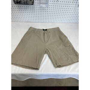 Redhead Mens Tan Cargo Shorts Size 36 Flat‎ Front 100% Cotton Pockets Casual